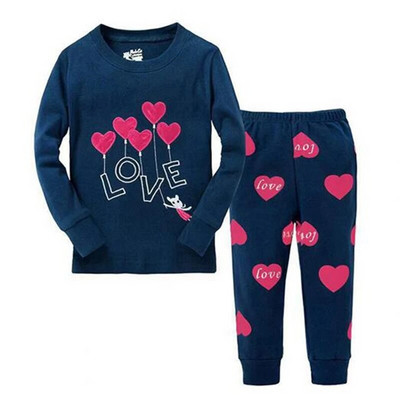 Dino Băieți Costume de pijamă 100% bumbac Seturi de haine lungi pentru copii Tricouri cu motor Pantaloni Seturi 2 piese Pijamale copii 2 3 4 5 6 7 ani