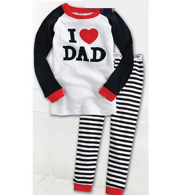 Dino Băieți Costume de pijamă 100% bumbac Seturi de haine lungi pentru copii Tricouri cu motor Pantaloni Seturi 2 piese Pijamale copii 2 3 4 5 6 7 ani