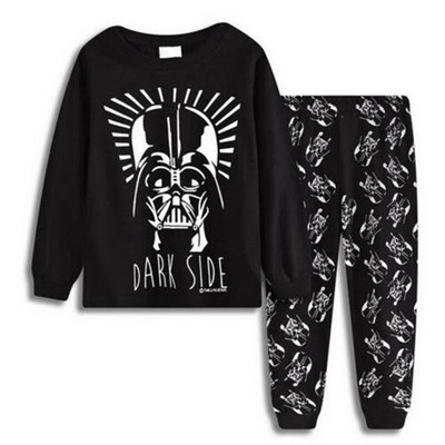 Dino Băieți Costume de pijamă 100% bumbac Seturi de haine lungi pentru copii Tricouri cu motor Pantaloni Seturi 2 piese Pijamale copii 2 3 4 5 6 7 ani