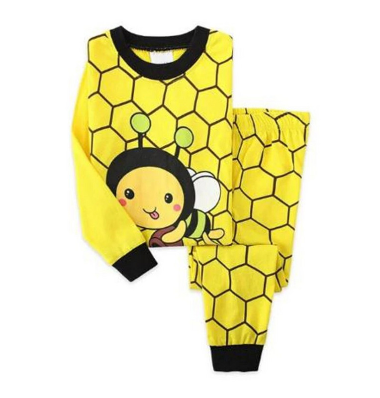 Dino Băieți Costume de pijamă 100% bumbac Seturi de haine lungi pentru copii Tricouri cu motor Pantaloni Seturi 2 piese Pijamale copii 2 3 4 5 6 7 ani