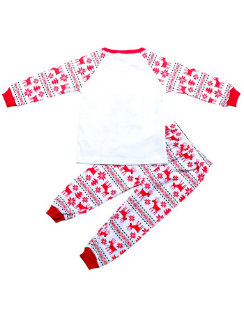 Нови пижами за момчета и момичета Детски комплекти пижами за малки деца Дядо Коледа Пижама Infantil Коледна пижама Детска памучна пижама с карикатура