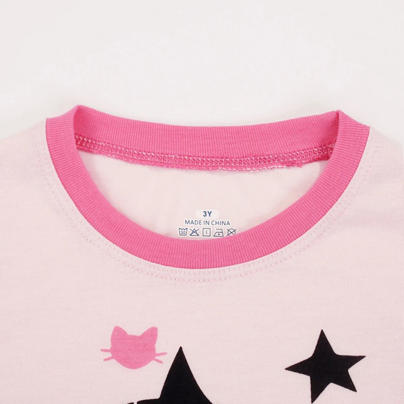 Väikelaste tüdrukute pidžaamad, väikesed lapsed, magamisriided, lasteriiete komplektid