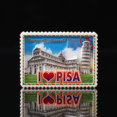 Italija Roma šaldytuvo magnetai turistinis suvenyras Dublinas Čilė Piza Brazilija 3D derva magnetinis šaldytuvas lipdukas namų dekoravimo dovanos