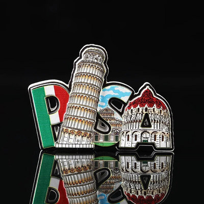 Italija Roma šaldytuvo magnetai turistinis suvenyras Dublinas Čilė Piza Brazilija 3D derva magnetinis šaldytuvas lipdukas namų dekoravimo dovanos