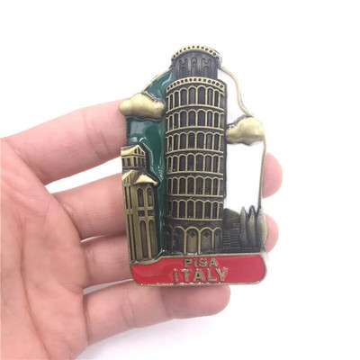 Metalni 3d magneti za hladnjak hladnjak zalijepljen američki orao Jeruzalem Izrael London autobus New York Pariz Suveniri uređenje doma