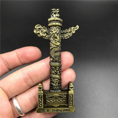 Metalni 3d magneti za hladnjak hladnjak zalijepljen američki orao Jeruzalem Izrael London autobus New York Pariz Suveniri uređenje doma