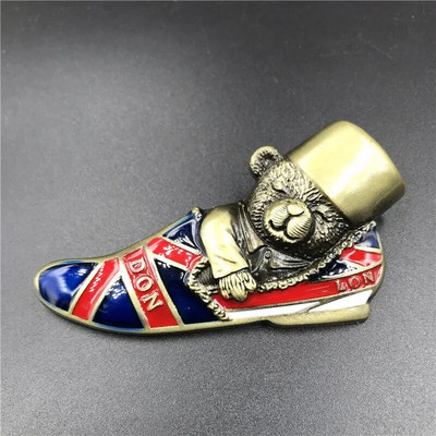 Metalni 3d magneti za hladnjak hladnjak zalijepljen američki orao Jeruzalem Izrael London autobus New York Pariz Suveniri uređenje doma