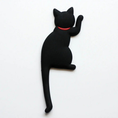 Pisică japoneză desen animat cârlig cu coadă decor creativ Magnet pentru frigider Decor pentru frigider cadou pentru poster autocolant de bucătărie