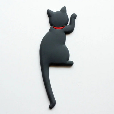 Pisică japoneză desen animat cârlig cu coadă decor creativ Magnet pentru frigider Decor pentru frigider cadou pentru poster autocolant de bucătărie