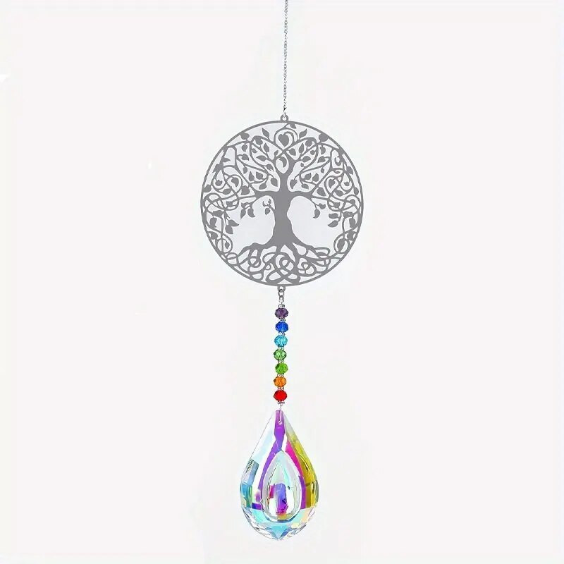 1 osa, loomametallist ripats, kristallkuulprisma päikesepüüdja, aiakaunistused