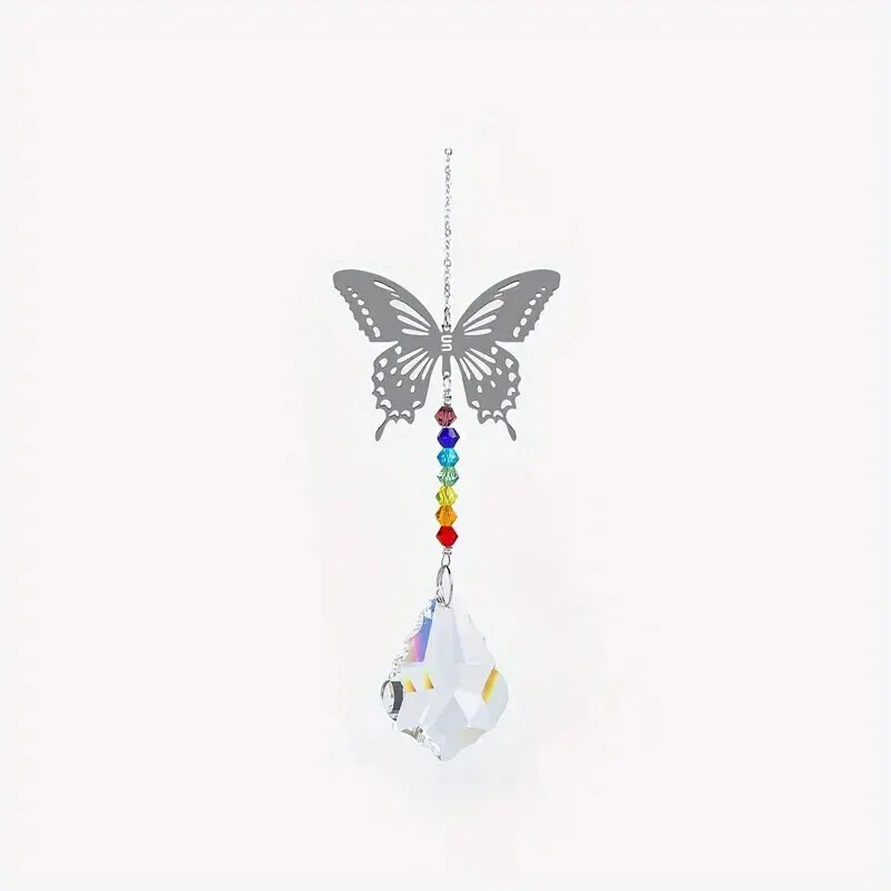 1 osa, loomametallist ripats, kristallkuulprisma päikesepüüdja, aiakaunistused