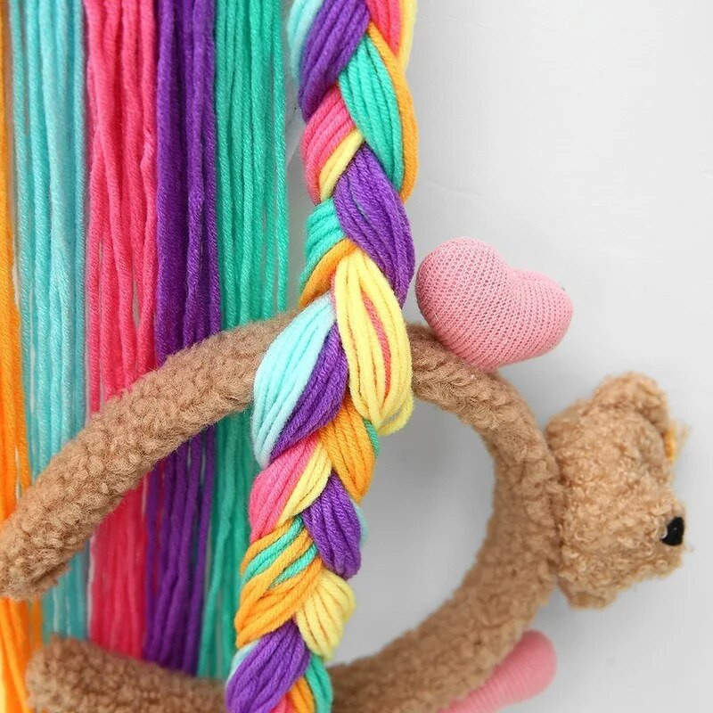 Dodaci za jednorog Organizadores Dodaci za kosu Organizator Ukosnica Držač kopče za pohranu Dekoracija Vješalica Traka Dekoracija djevojačke sobe