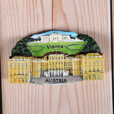 Ülemereturismi suveniirid Külmik Itaalia Šveits Tšiili Austria Viini välismaailma turismikollektsioon külmkapimagnet kingitus