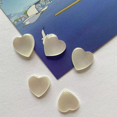 Prozirni ljubavni magneti za hladnjak i ljupke fotografije magneta za hladnjak objavljene su 18 mm smole u ukrasnim naljepnicama