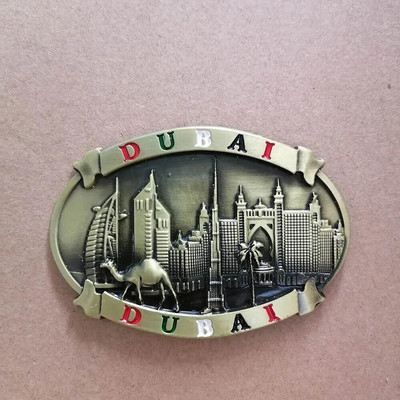 SA Alaska New York Paris Italia Londra Oficiu poștal Belgia Singapore Țările de Jos Israel India Dubai Emiratele Arabe Unite Magnet pentru frigider Suvenir