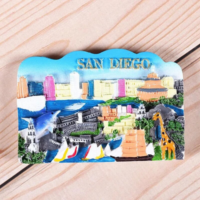 3d šaldytuvo magnetas Šaldytuvo lipdukas Amerika Peru Kanada Venesuela Brazilija Meksika siunčia kolekcijos dovaną Pasaulio turizmo suvenyras