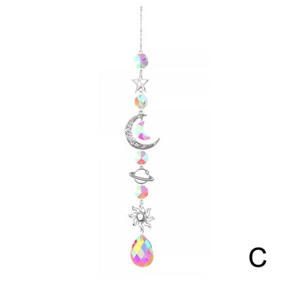 Aripă metalică creativă Libelula Cristal Suncatcher Grădină Clopote eoliene Fluture Decor pentru fereastră Ornamente pentru mașină