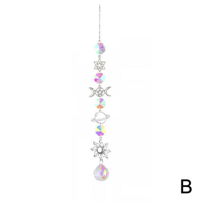 Aripă metalică creativă Libelula Cristal Suncatcher Grădină Clopote eoliene Fluture Decor pentru fereastră Ornamente pentru mașină