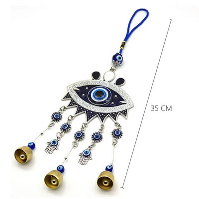 Naša topla zvona vjetra, zle oči, zidni zabati Zvončići vjetra Ručno izrađeni viseći ukrasi, za automobil Kuhinja Kućni vrt Dvorište Ured