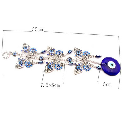 Naša topla zvona vjetra, zle oči, zidni zabati Zvončići vjetra Ručno izrađeni viseći ukrasi, za automobil Kuhinja Kućni vrt Dvorište Ured