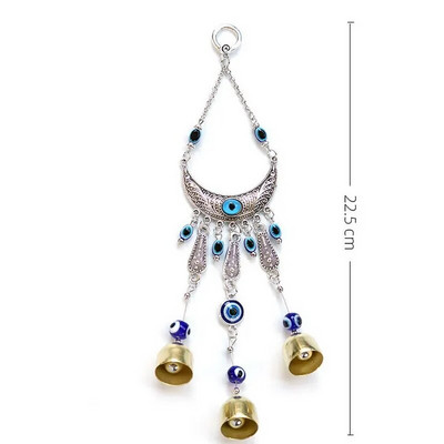 Naša topla zvona vjetra, zle oči, zidni zabati Zvončići vjetra Ručno izrađeni viseći ukrasi, za automobil Kuhinja Kućni vrt Dvorište Ured