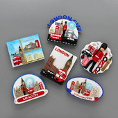 Frigider 3D lipit magnetic lume turism suvenir cadouri creative magneți frigider Anglia Londra autobuz soldat suvenir cadouri