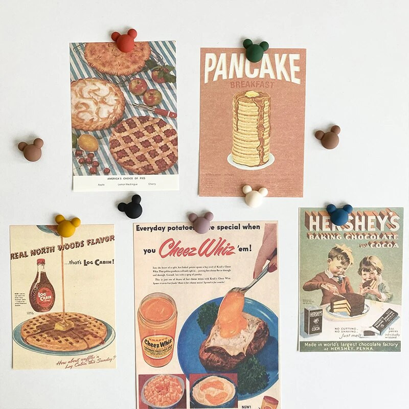 5 tk Lovely Magnet Mo Landi värvilised külmikumagnetid fotosõnumite magnet