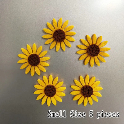 5 bucăți magneți pentru frigider cu design floarea-soarelui pentru decorarea casei, arte, bricolaj, accesorii de bucătărie, autocolante magnetice florale