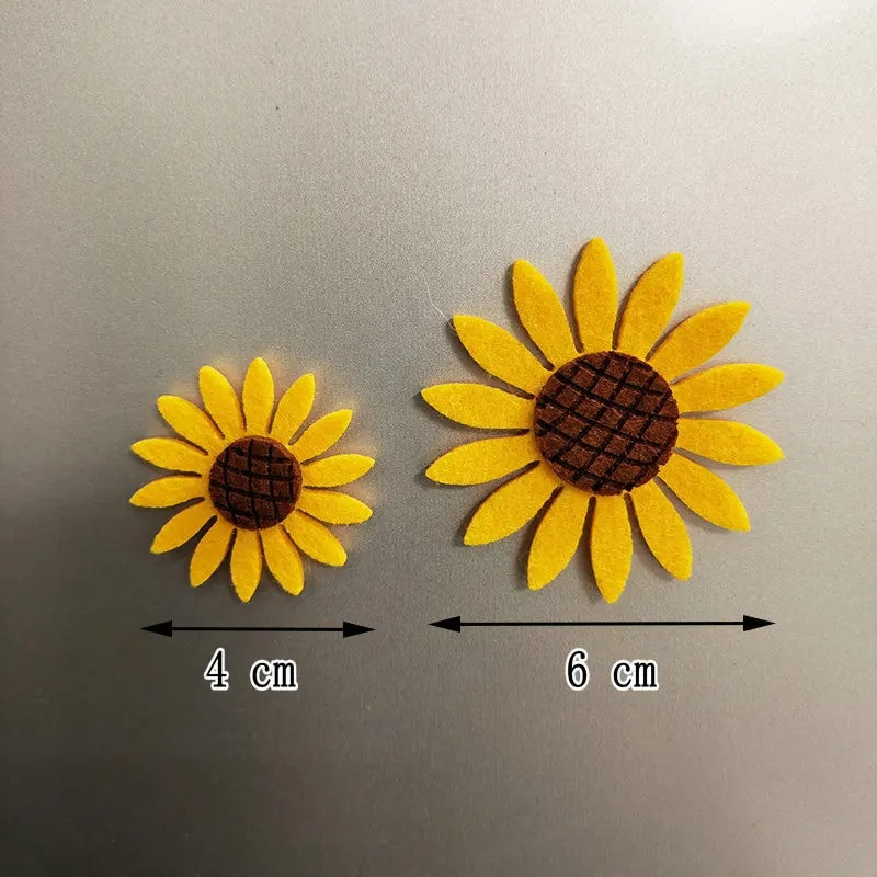 5 tk päevalille disainiga külmkapimagnetid külmkapp kodukaunistused kunstiteos DIY köögitarvikud lillelised magnetkleebised