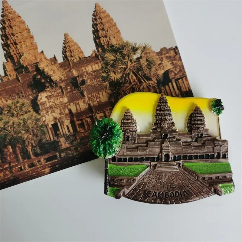 Magneți de frigider Suveniruri de călătorie Vietnam Myanmar Lituania Miami Hawaii Berlin Cambodgia Bhutan Finlanda Bali Paris Decorații pentru casă