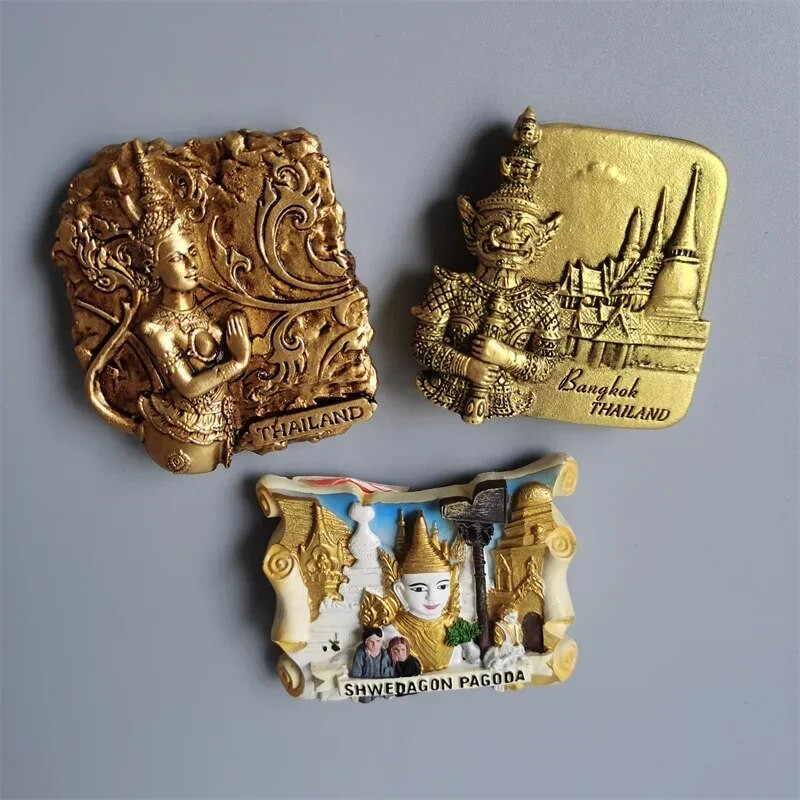 Magneți de frigider Suveniruri de călătorie Vietnam Myanmar Lituania Miami Hawaii Berlin Cambodgia Bhutan Finlanda Bali Paris Decorații pentru casă