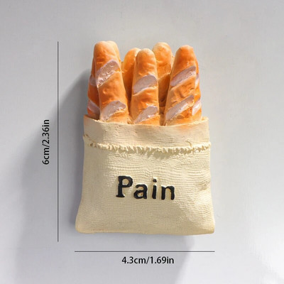 Modeliavimas Maisto šaldytuvo magnetai Šaldytuvas Magnetiniai lipdukai Dervos kiaušinis Home Decor Nordic Ins Dekoro magnetai šaldytuvams