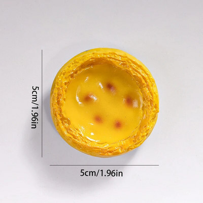 Modeliavimas Maisto šaldytuvo magnetai Šaldytuvas Magnetiniai lipdukai Dervos kiaušinis Home Decor Nordic Ins Dekoro magnetai šaldytuvams