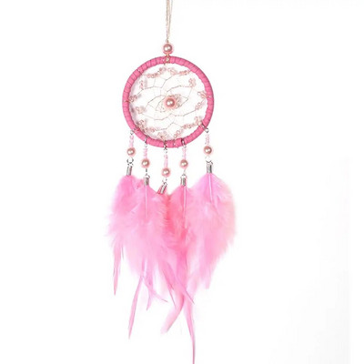 Plunksnų pakabuko dekoravimo ornamentas automobilio pakabuko plunksnų vėjo varpelių dekoras „pasidaryk pats“ rankų darbo svajonių gaudyklės medžiagų rinkinys