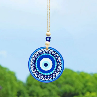 1vnt BlueDevil`s Eye Papendant ir Keramikinė pakabinama etiketė, pagaminta iš krištolinio stikloGalima naudoti namų lauko vestuvių vakarėliui dekoruoti sodo amatus