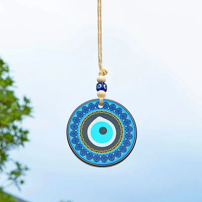 1vnt BlueDevil`s Eye Papendant ir Keramikinė pakabinama etiketė, pagaminta iš krištolinio stikloGalima naudoti namų lauko vestuvių vakarėliui dekoruoti sodo amatus