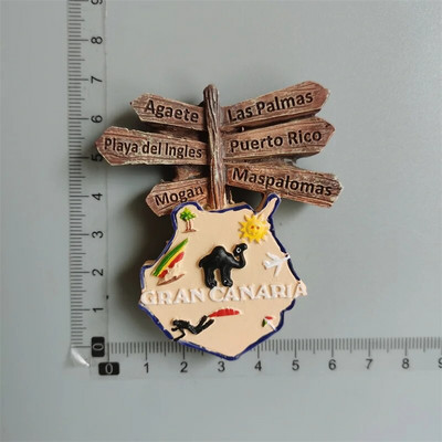 Μαγνήτες ψυγείου Λανθαρότε Τενερίφη Γκραν κανάρια Αλγκάρβε Καναδάς Μονακό Ιερουσαλήμ Νότια Αφρική Φρανκφούρτη Γερμανία Τουριστικό αναμνηστικό