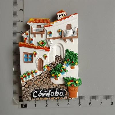 Barcelona Hispaania Külmkapimagnetid Columbus Granada Ibiza Sevilia Maalaga Suveniirid Külmkapp Magnetid Kleebised Koduköögi sisustus