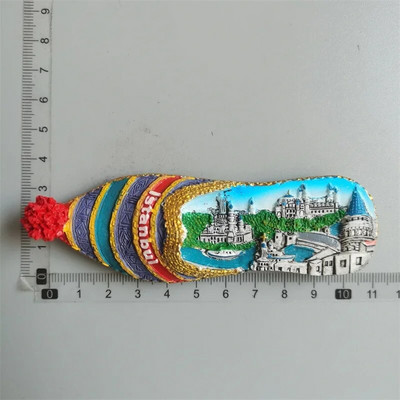 Turkija Stambulo šaldytuvo magneto suvenyras Turquia Bodrum Alanija Kemer 3d turizmo magnetai namų dekoro šaldytuvo magnetai dovanų idėjos