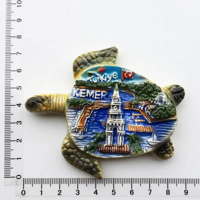 Turkija Stambulo šaldytuvo magneto suvenyras Turquia Bodrum Alanija Kemer 3d turizmo magnetai namų dekoro šaldytuvo magnetai dovanų idėjos