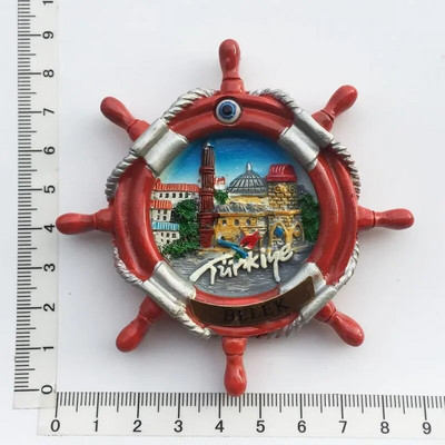 Turkija Stambulo šaldytuvo magneto suvenyras Turquia Bodrum Alanija Kemer 3d turizmo magnetai namų dekoro šaldytuvo magnetai dovanų idėjos