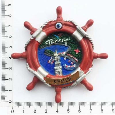 Turkija Stambulo šaldytuvo magneto suvenyras Turquia Bodrum Alanija Kemer 3d turizmo magnetai namų dekoro šaldytuvo magnetai dovanų idėjos