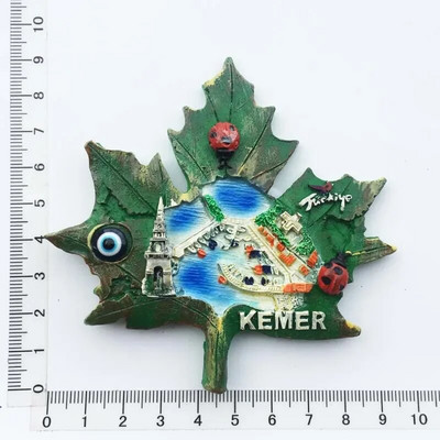 Turkija Stambulo šaldytuvo magneto suvenyras Turquia Bodrum Alanija Kemer 3d turizmo magnetai namų dekoro šaldytuvo magnetai dovanų idėjos