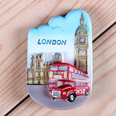 Europa Francuska Pariz Norveška London Novi Zeland Danska Mađarska Njemačka 3d magneti za frižider svjetski turizam zbirka suvenira darovi