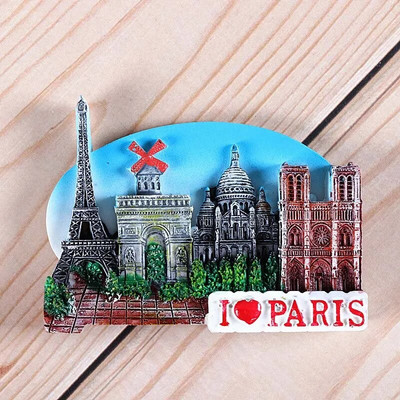 Europa Francuska Pariz Norveška London Novi Zeland Danska Mađarska Njemačka 3d magneti za frižider svjetski turizam zbirka suvenira darovi