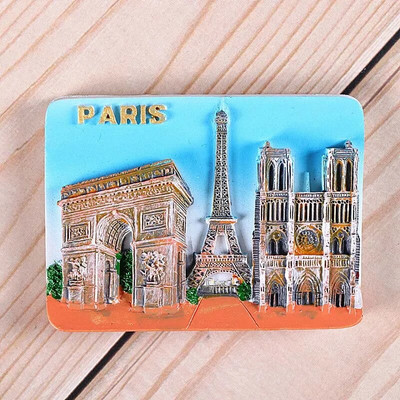 Europa Francuska Pariz Norveška London Novi Zeland Danska Mađarska Njemačka 3d magneti za frižider svjetski turizam zbirka suvenira darovi