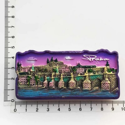 Češka Magneti za hladnjak Znamenitost Praga Turistički suvenir Kolekcija magnetnih naljepnica za hladnjak Poklon za uređenje doma