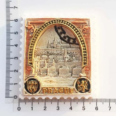 Tšehhi Vabariik Külmkapimagnetid Praha maamärk Hoone turistide suveniir Magnetiline külmkapp Kleebiste kollektsioon Kodukaunistuste kingitus