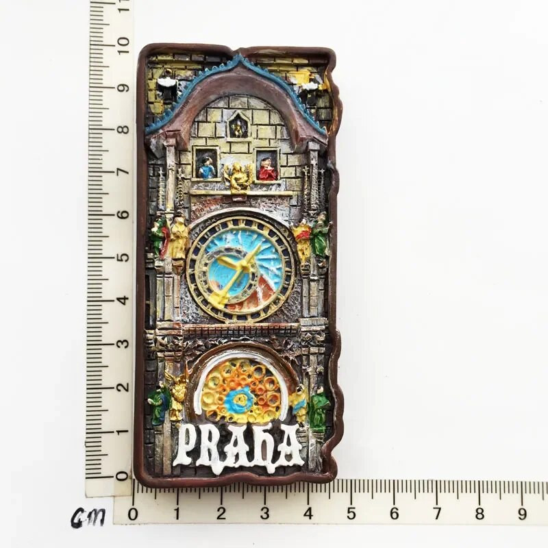 Tšehhi Vabariik Külmkapimagnetid Praha maamärk Hoone turistide suveniir Magnetiline külmkapp Kleebiste kollektsioon Kodukaunistuste kingitus