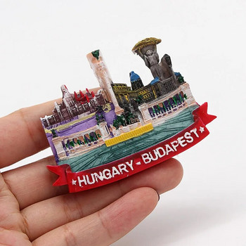 Люцерн лъв Макао Италия Венеция Нова Зеландия 3D магнитен стикер за хладилник Сувенири декорация за дома Будапеща Унгария Камбоджа